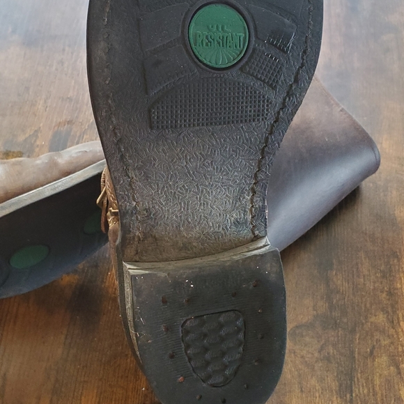 Frye buckle moto boots, brown, size 8.5 - Picture 8 of 14